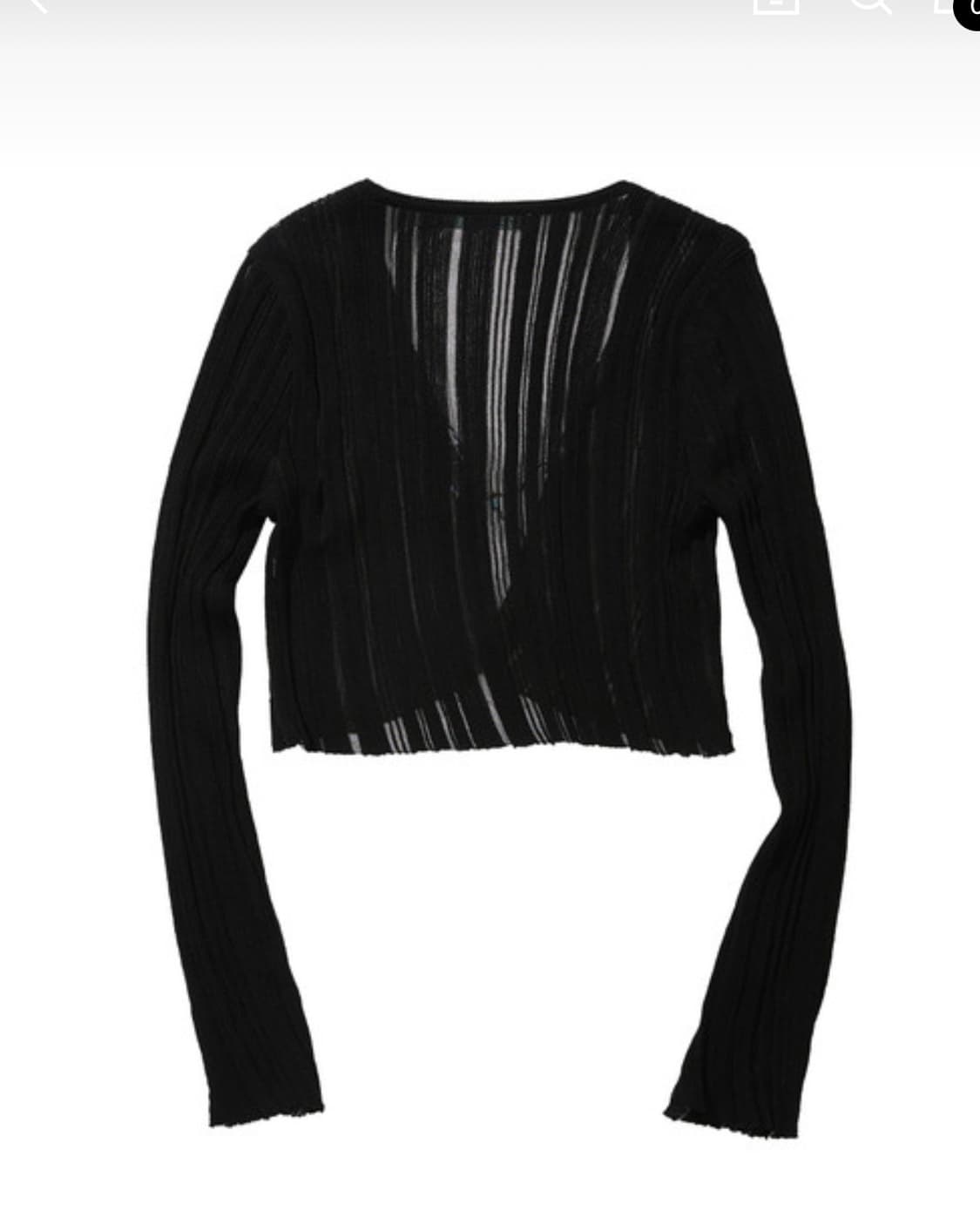 앤더슨벨 ALENA CLEAR STRIPE CARDIGAN atb744w 상품이미지2