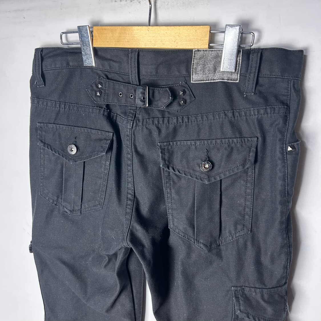 [Gostar De Fuga] 푸가 펑크 본디지 아일렛 신치백 카고팬츠 상품이미지3