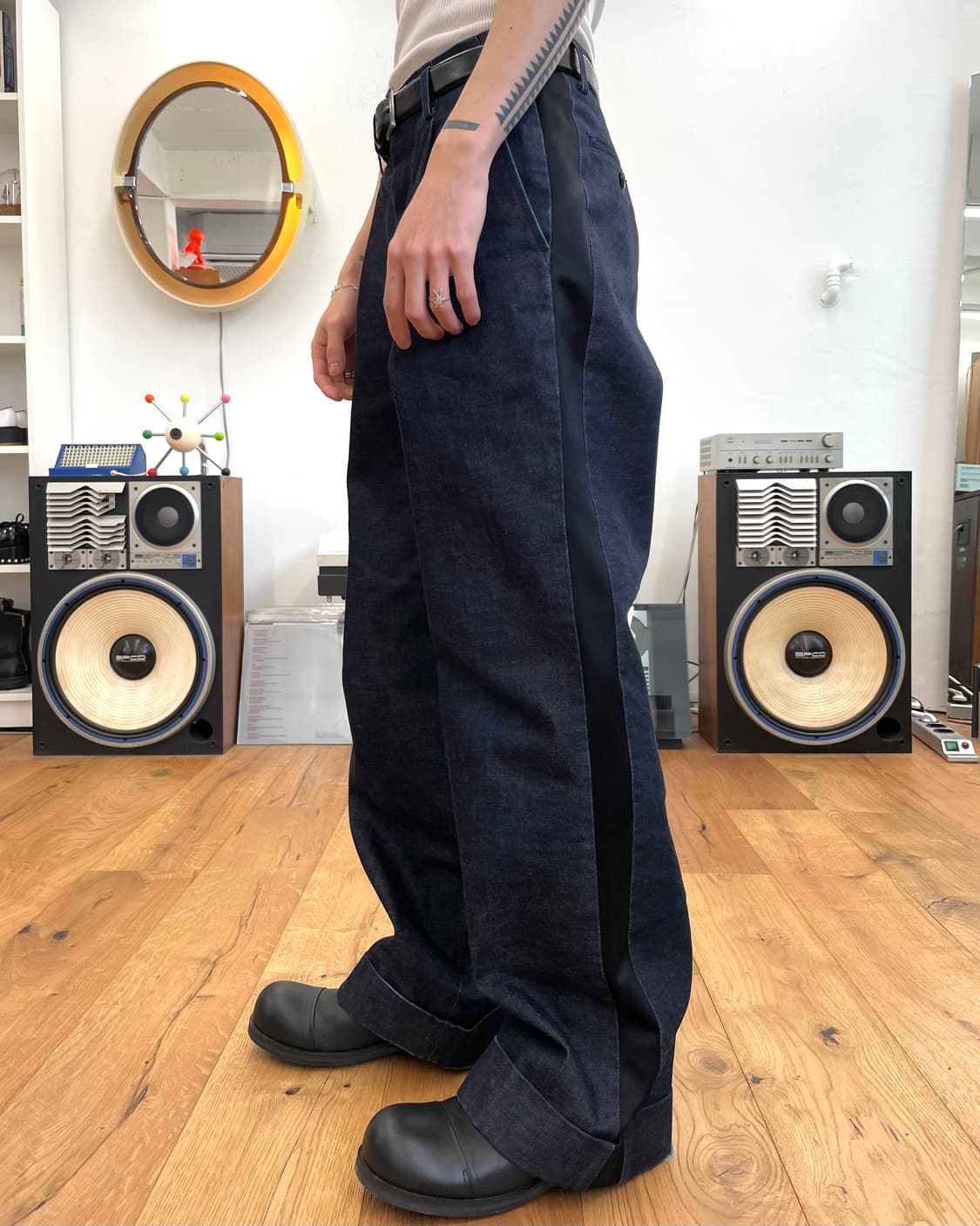 [M] 준야와타나베 와이드 데님 팬츠 상품이미지3