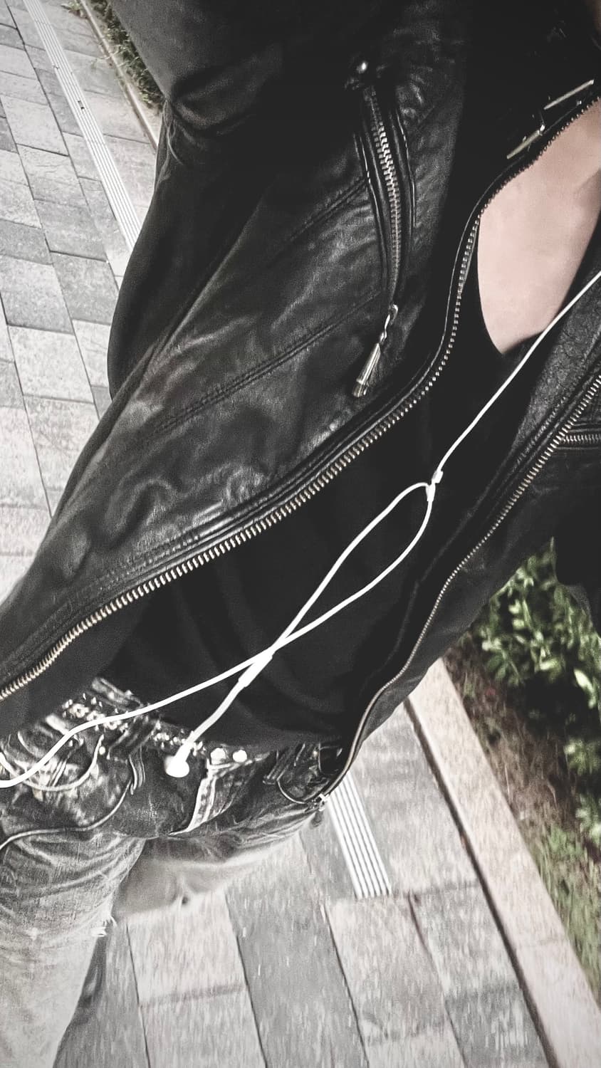 In the attic buckled leather jacket 상품이미지2