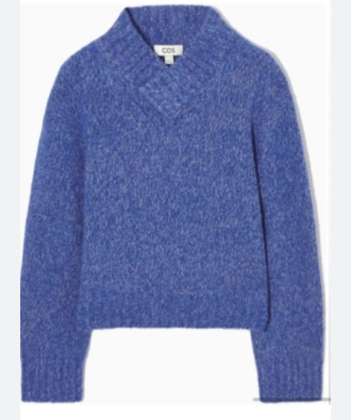 [상태최상] COS 코스 알파카·울 블렌드 니트 스웨터 (라이트 블루) 상품이미지2