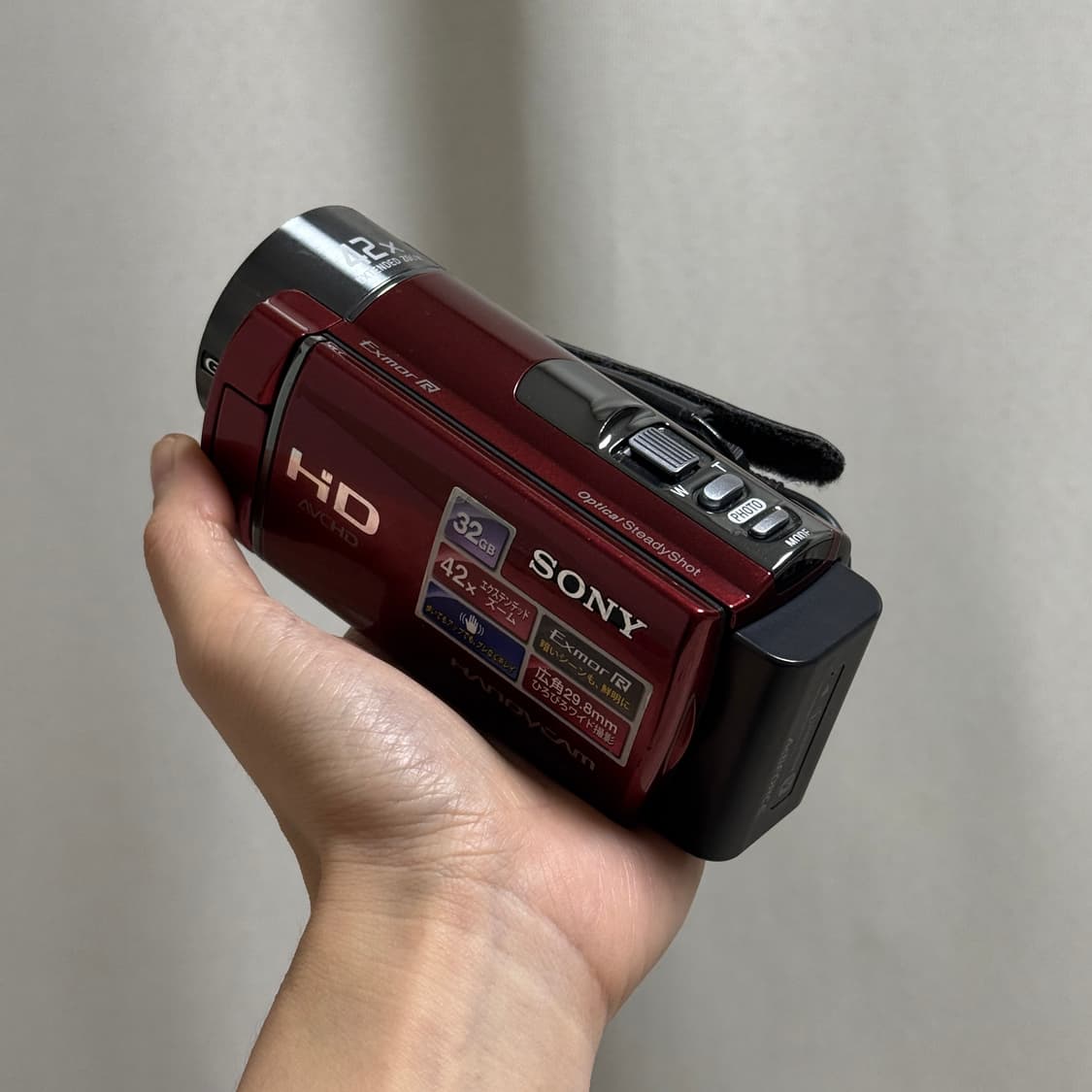 풀구성 SONY HDR-CX180 소니핸디캠 소니캠코더 빈티지캠코더 디카 상품이미지3