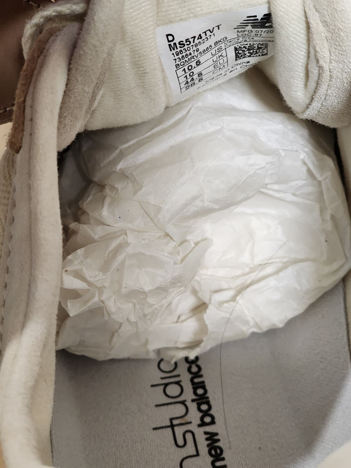 [새상품] 뉴발란스 TDS 도쿄 디자인 스튜디오 574 MS574TVT 상품이미지5