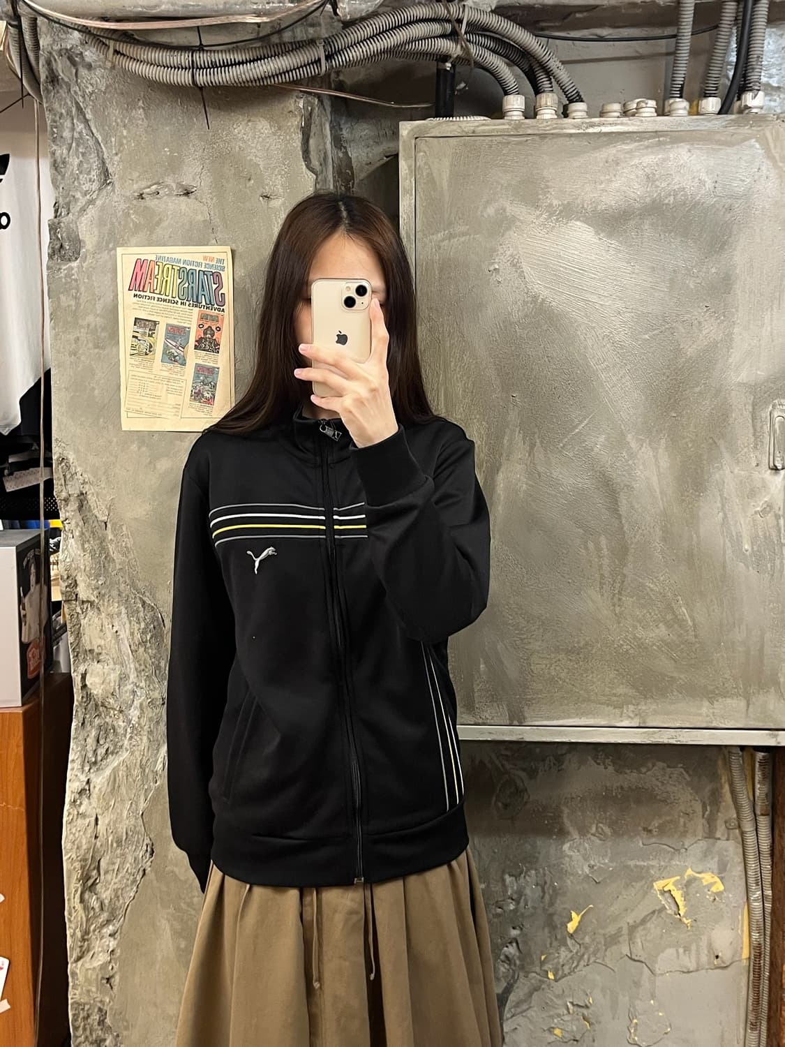 퓨마 져지 블랙 S #csz876 상품이미지2