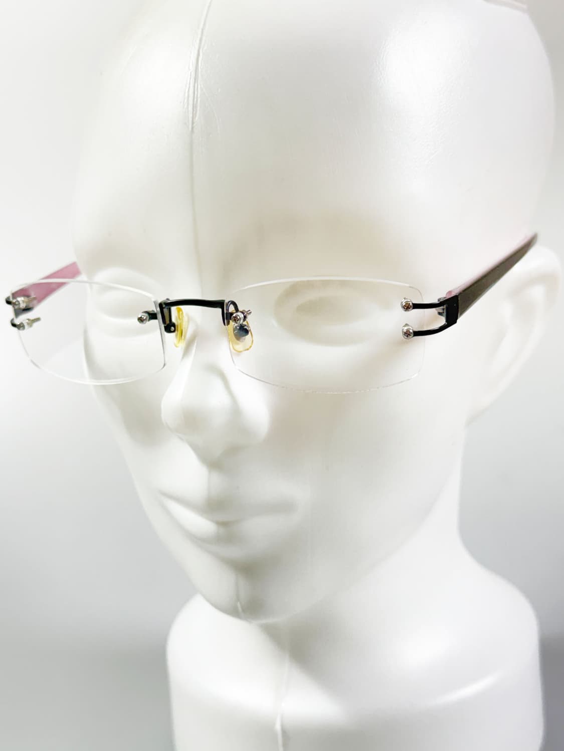 DARK 무테 스퀘어 프레임 빈티지 안경 상품이미지8