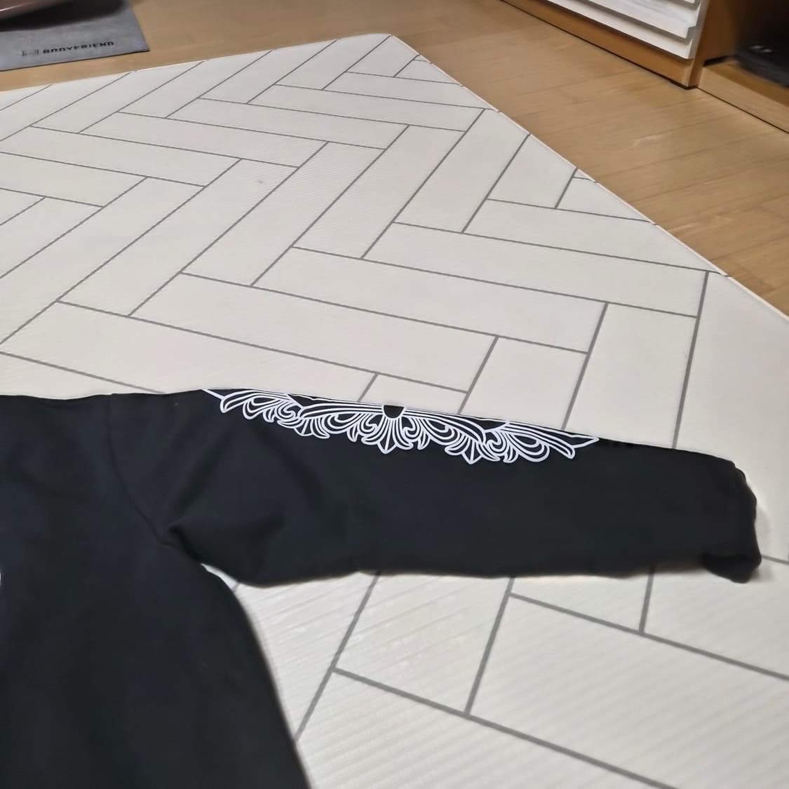 크롬하츠 홀스슈 플로랄 후드티 XL 상품이미지8