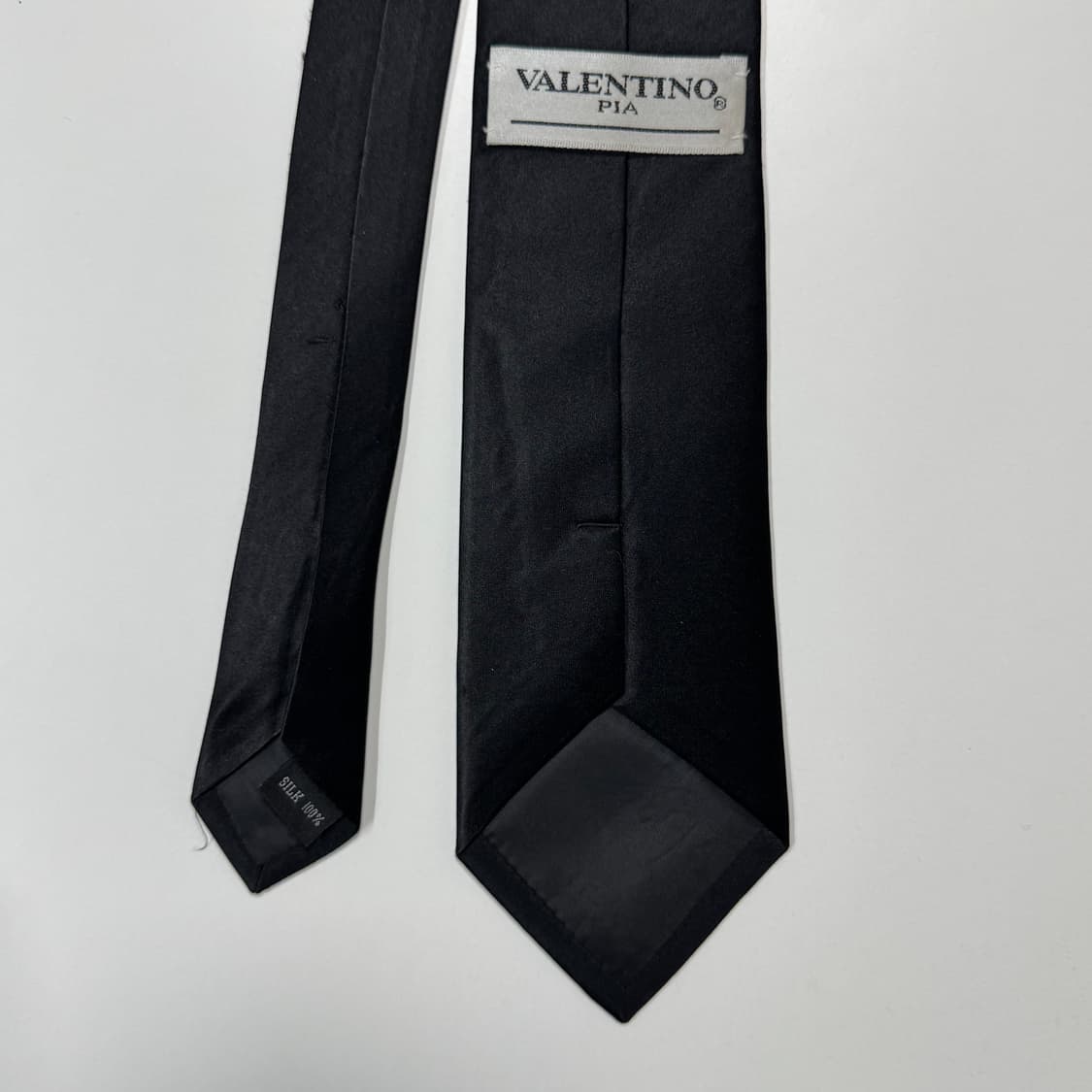 발렌티노(VALENTINO) 빈티지 블랙 넥타이 상품이미지2