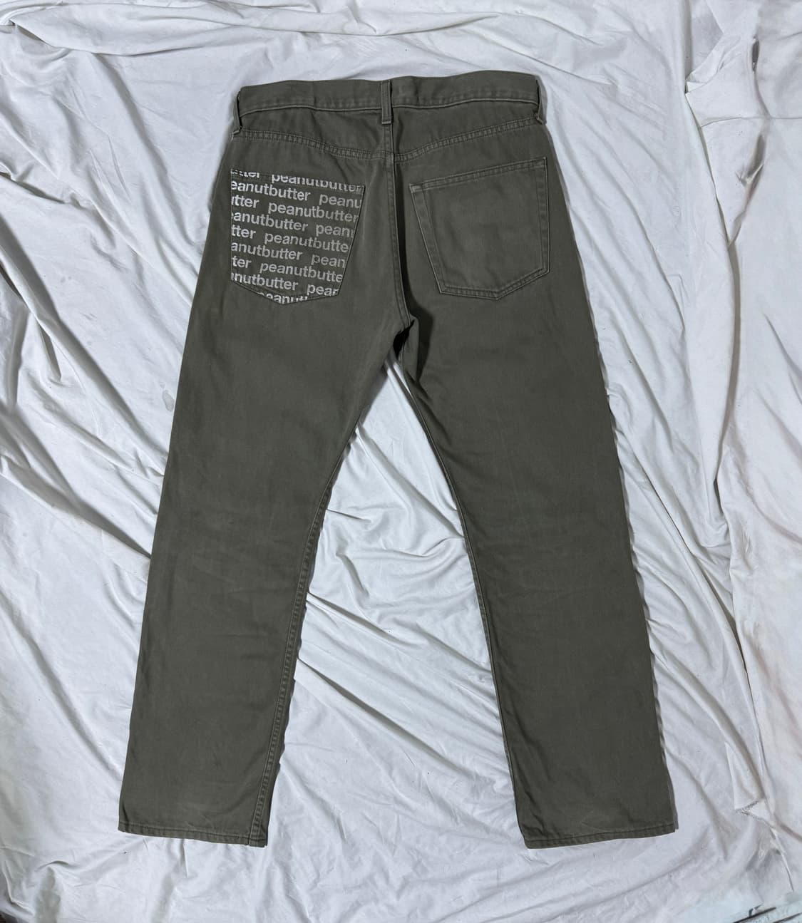 AD2001 준야와타나베 꼼데가르송 peanutbutter 프린트 팬츠 상품이미지2