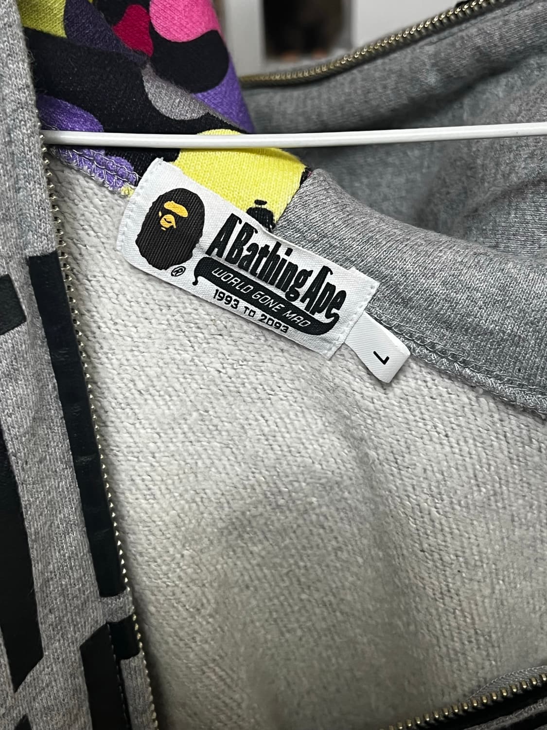 베이프 후드집업 L사이즈 상품이미지6