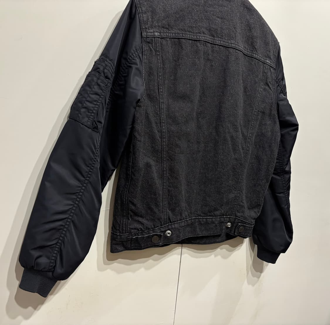 리바이스 블랙 데님 MA-1 자켓 상품이미지5