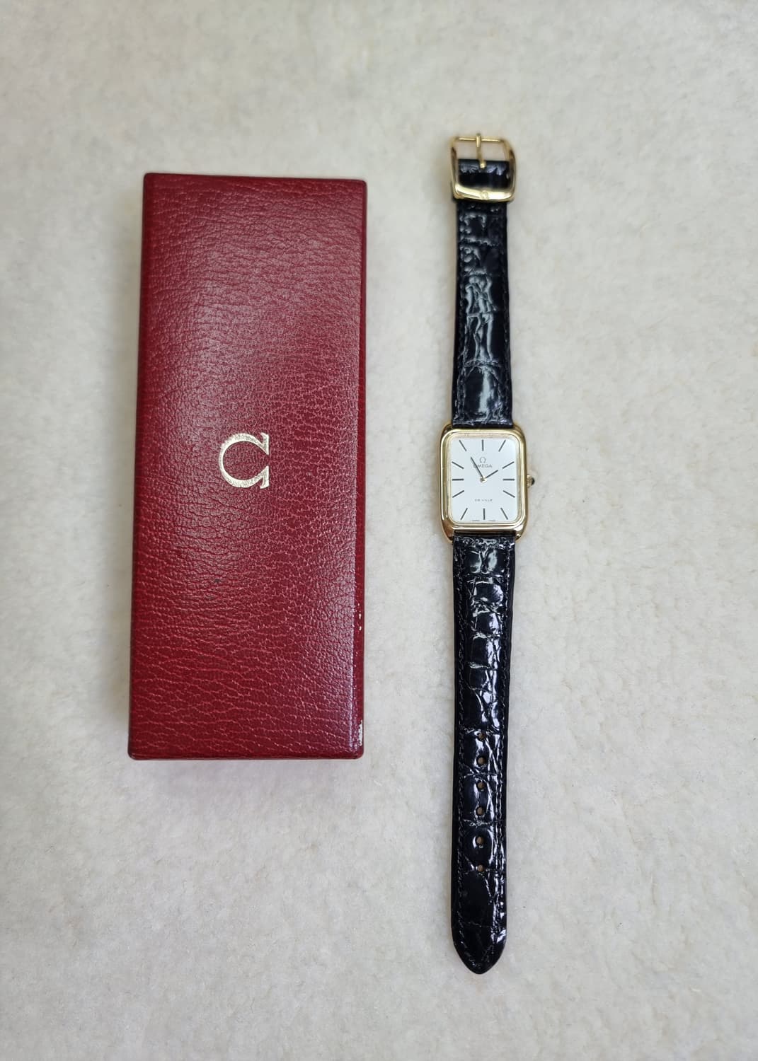 오메가 드빌 실버 다이얼 핸드와인딩 남여공용 시계 상품이미지6