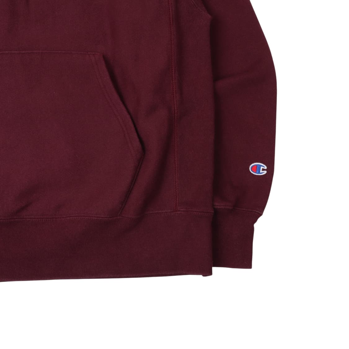 챔피온 리버스위브 버건디 후드티 상품이미지4