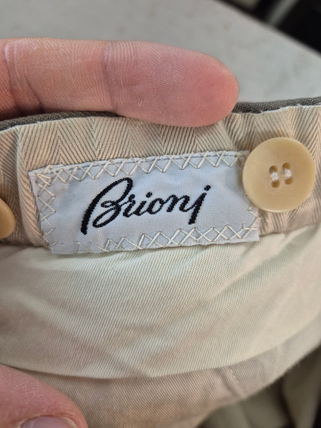 Brioni 남성 바지 베이지 상품이미지6