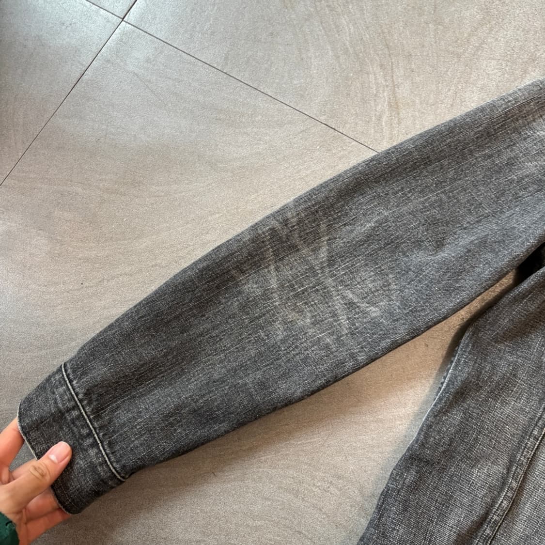 리바이스 정품 흑청 데님 자켓 상품이미지8