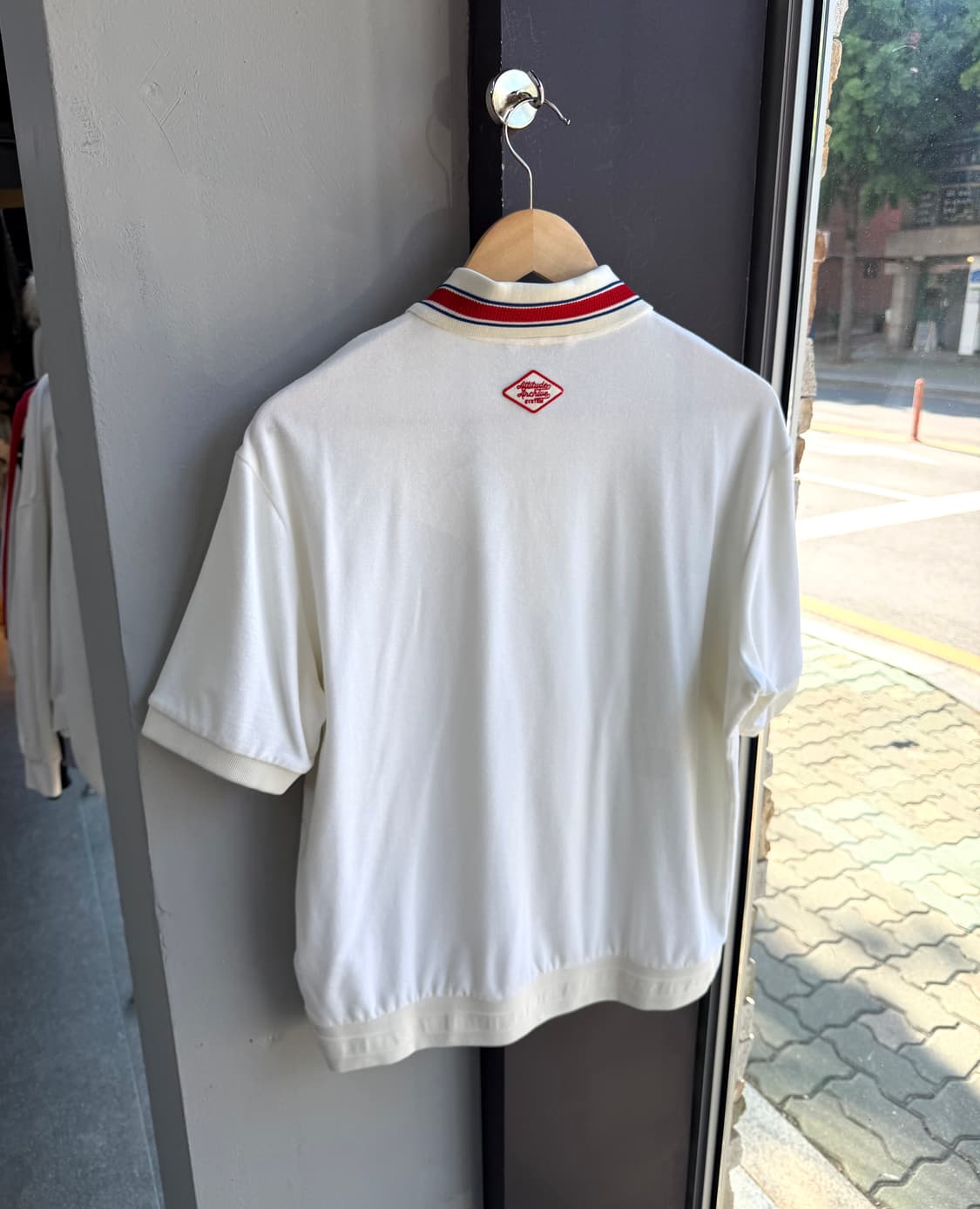 100/ 시스템옴므 22FW 테리 플리스 하프집업 상품이미지6