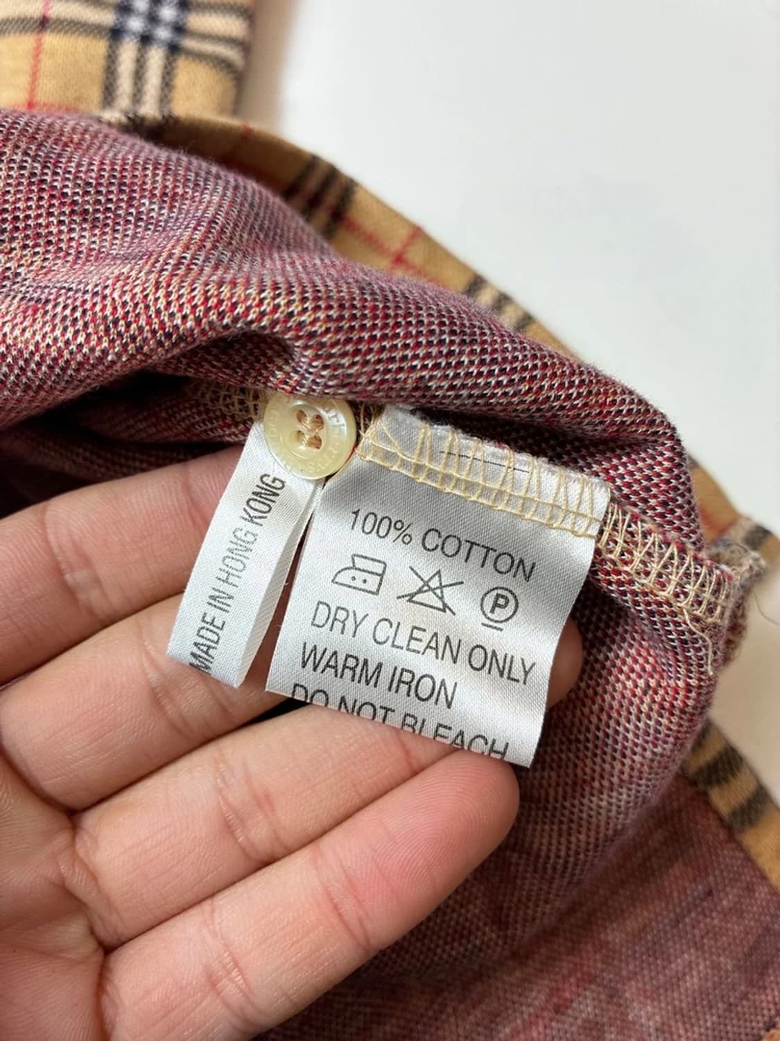 버버리 90's 노바체크 카라 반팔 티셔츠 PN8582 상품이미지7