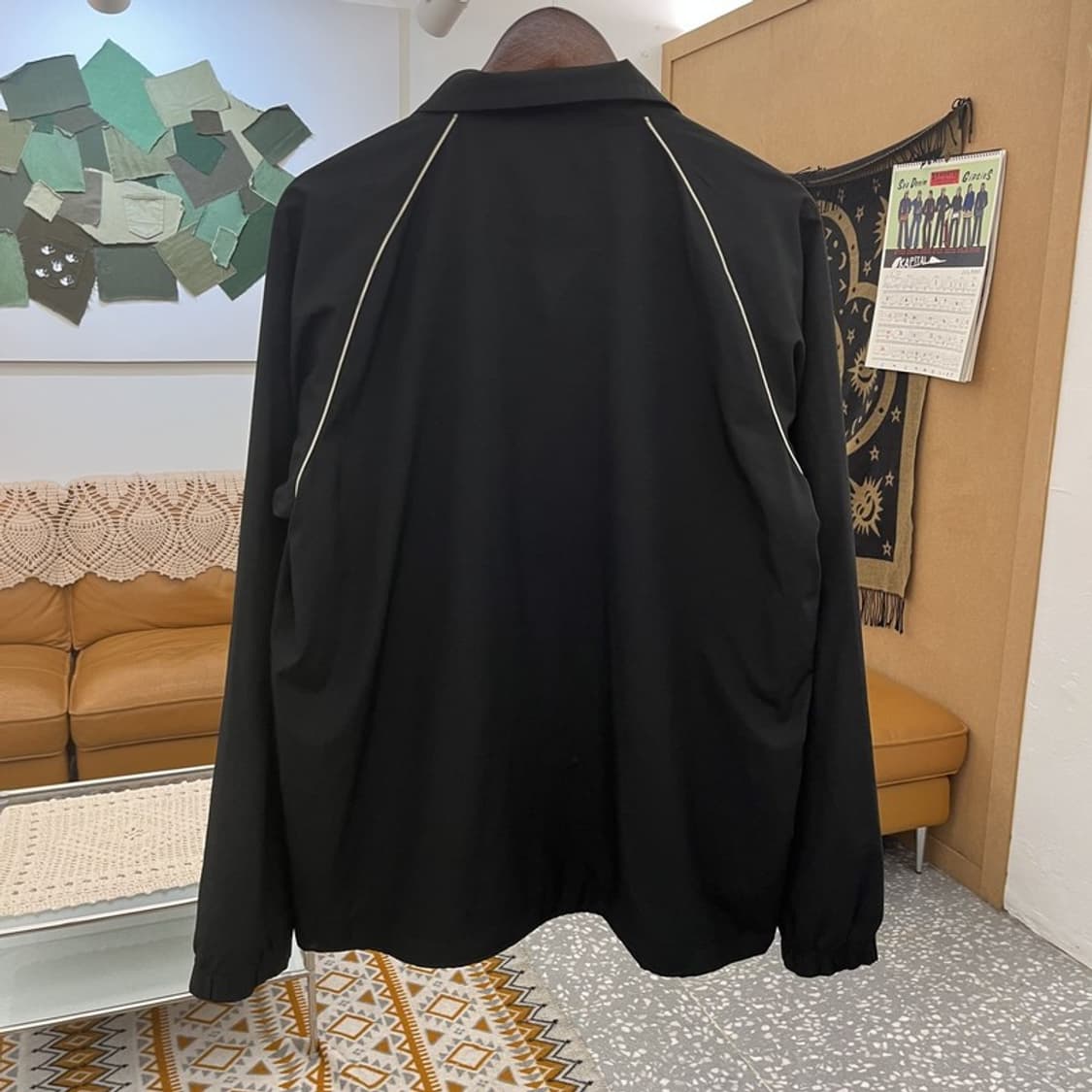 나이키 빈티지 캐주얼 스포티 배색 라인 바람막이 자켓 XL C11189 상품이미지4