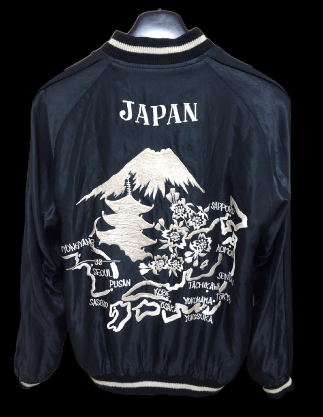 테일러토요 BlacktigerXjapanmap 리버시블 스카쟌 L 상품이미지4