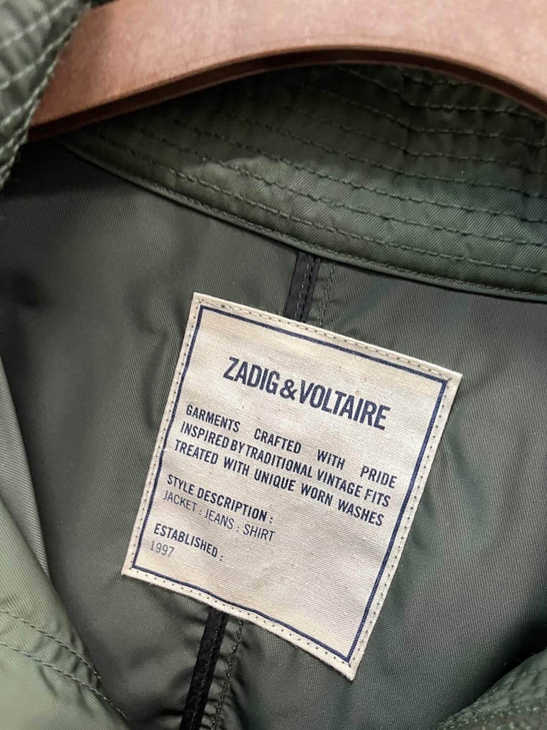 여) 쟈딕앤볼테르 오버 야상자켓  상품이미지3