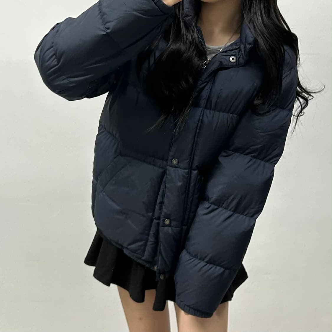 폴로 랄프로렌 네이비 덕다운 푸퍼 패딩(S) 상품이미지1