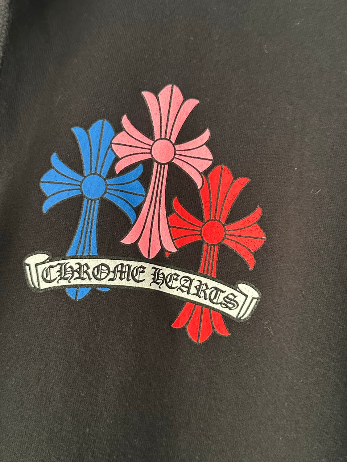 [M] 크롬하츠 멀티 컬러 크로스 후드집업 판매합니다 상품이미지4