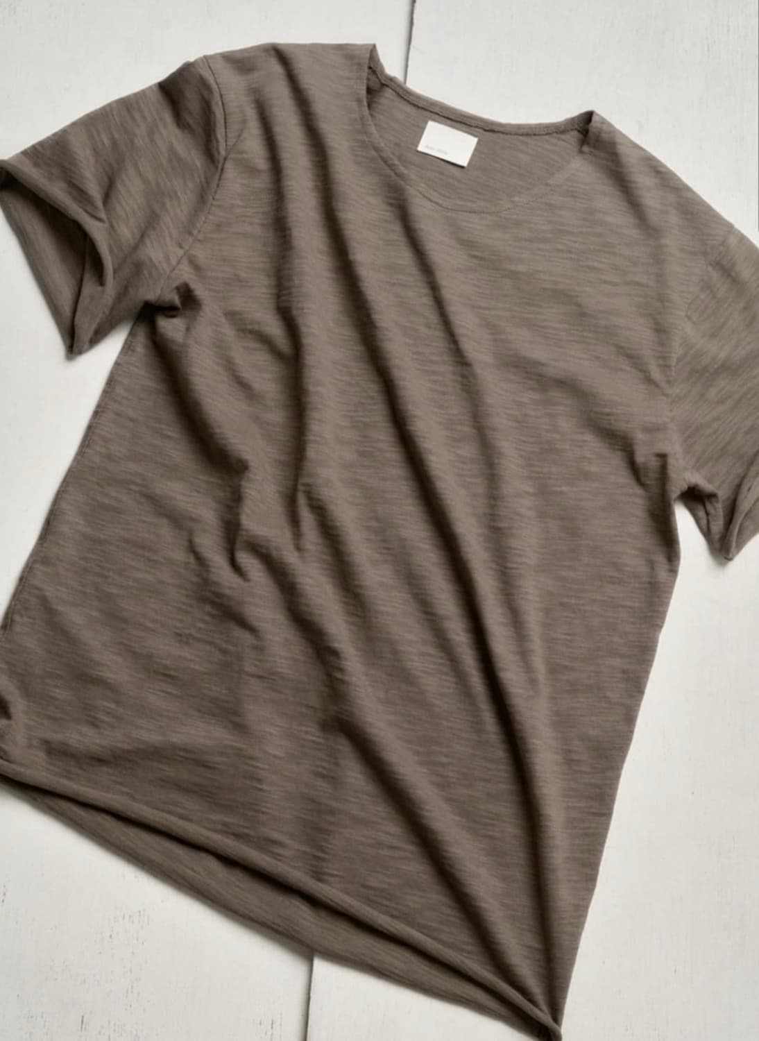 모노프리베 Textured Roll Half Sleeve 브라운 상품이미지1