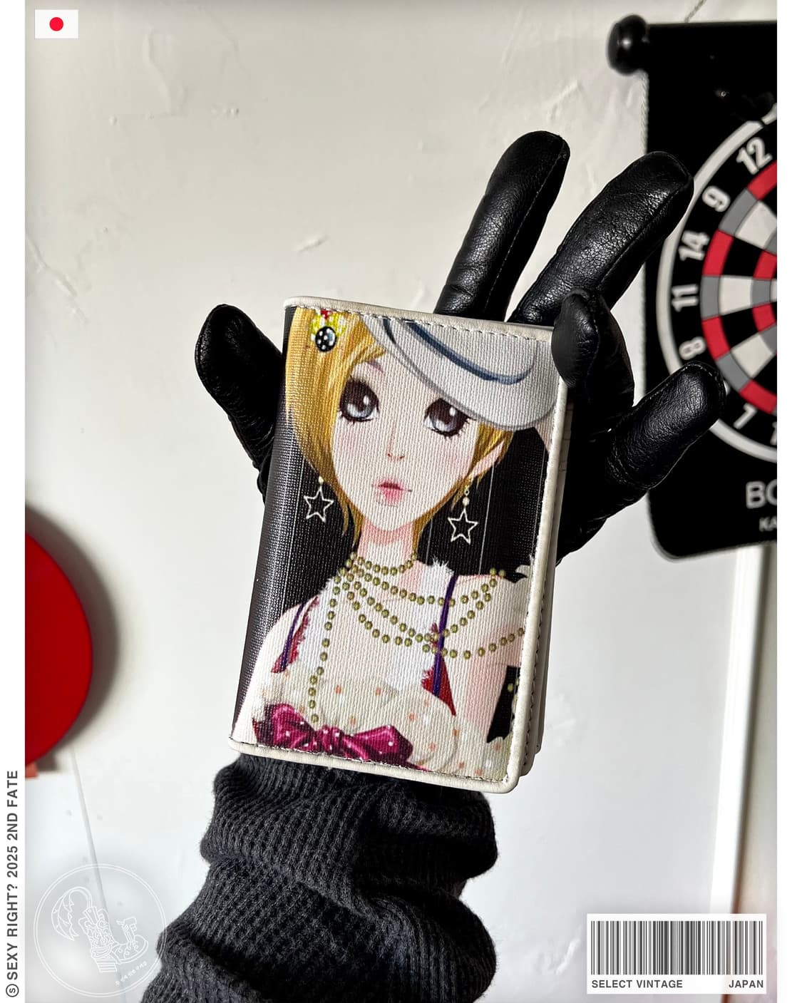 90-00s JPN Punk Girl Print Wallet 상품이미지1