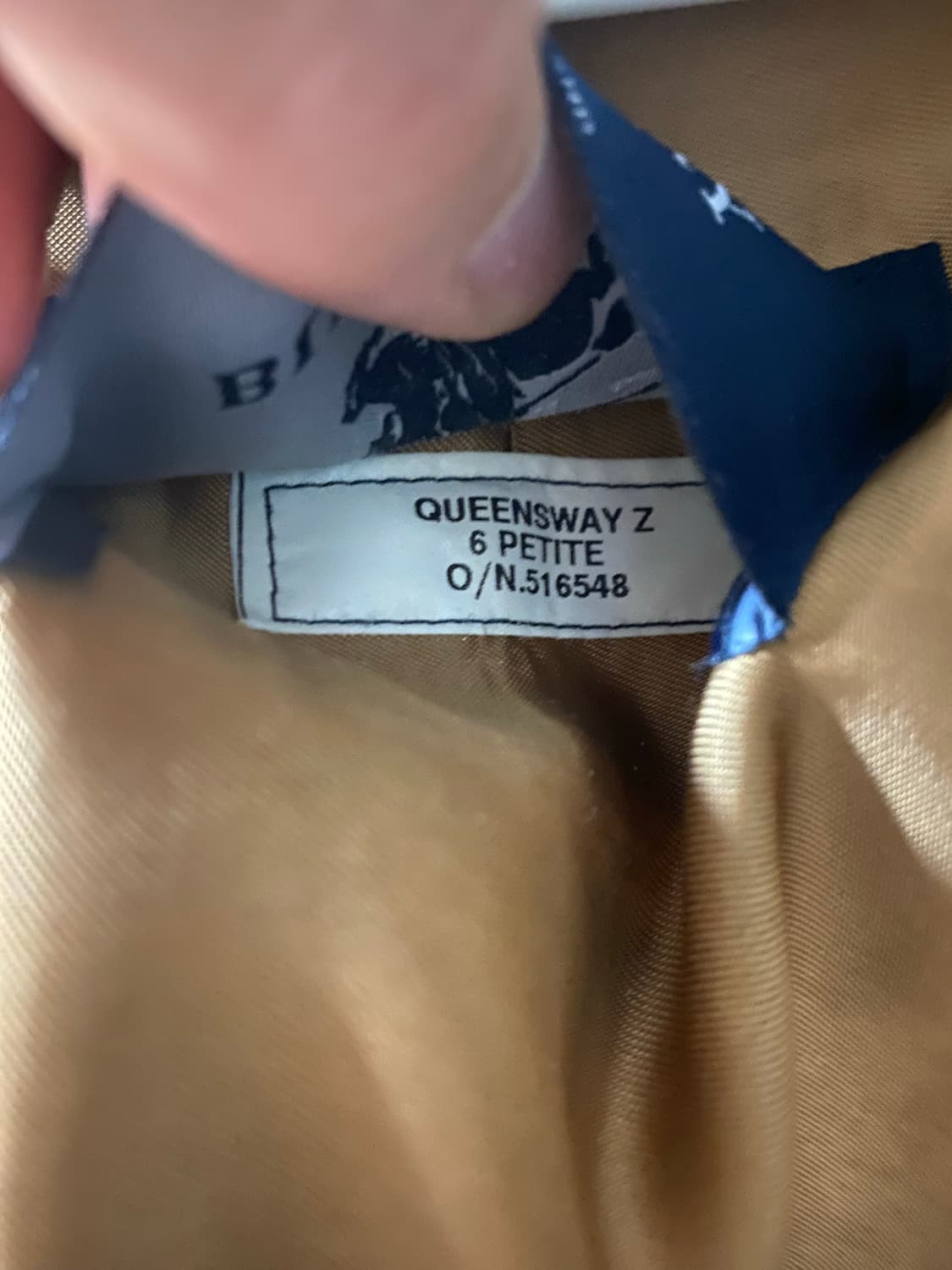 롱랭스 노바체크 울 라이너 내피 버버리 트렌치코트 급처 상품이미지7