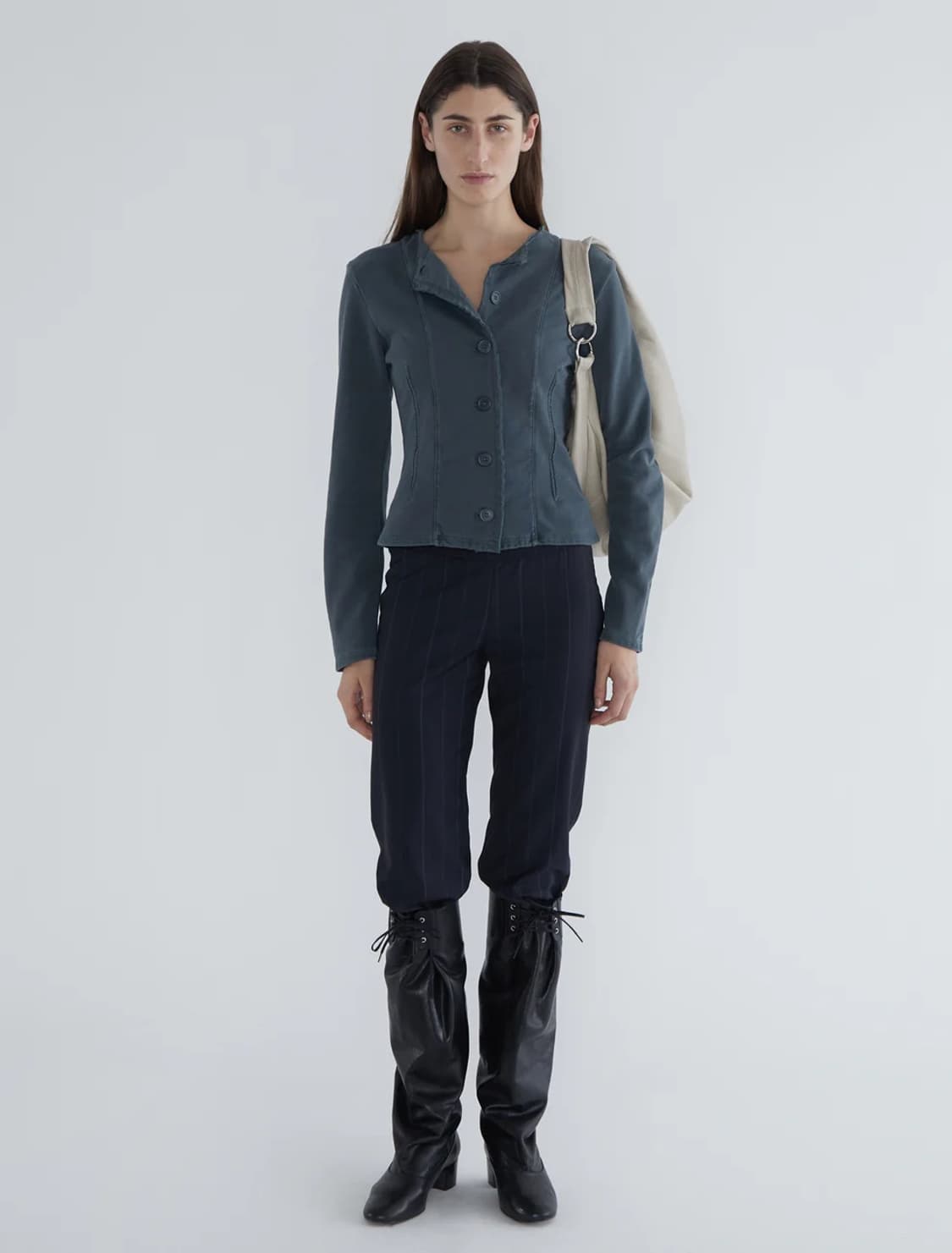 [37,38]팔로마울 Victoria 레이스업 부츠/블랙 상품이미지2