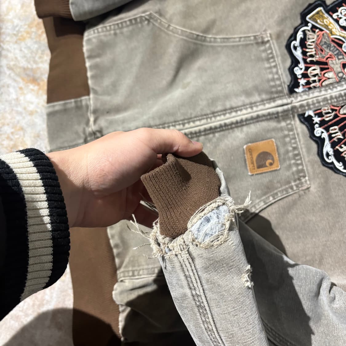 칼하트 J140 커스텀 엑티브 후드 워크자켓 상품이미지3