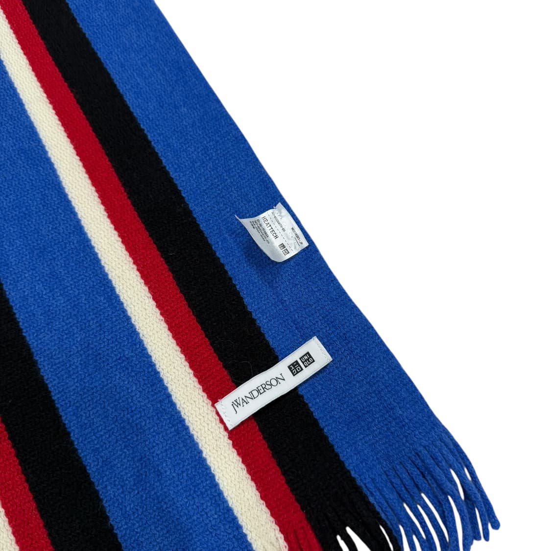 유니클로 X JW앤더슨 스트라이프 머플러 목도리 블루 상품이미지4