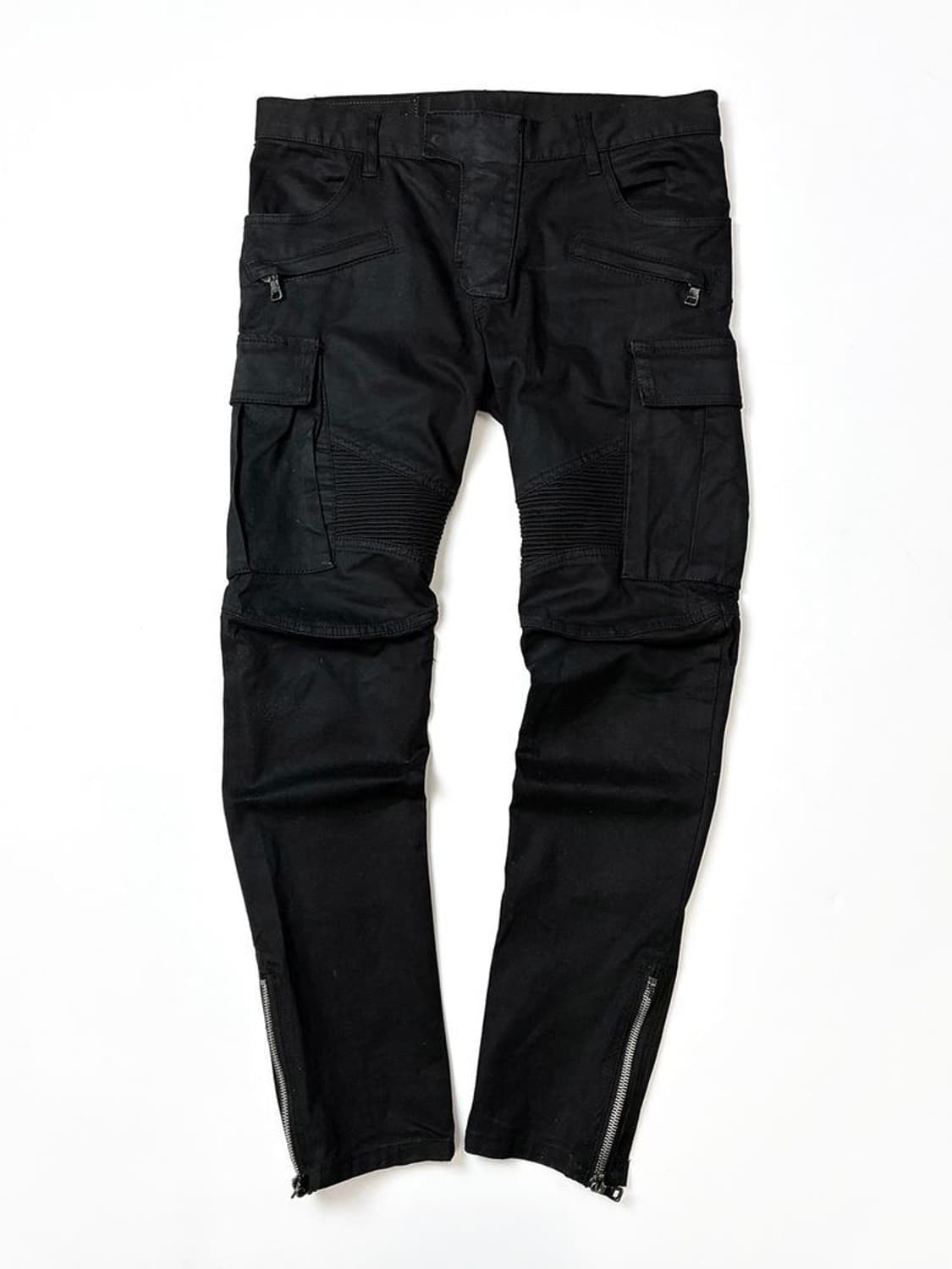 발망 BALMAIN dry 슬림 지퍼 팬츠 PN4674 상품이미지1