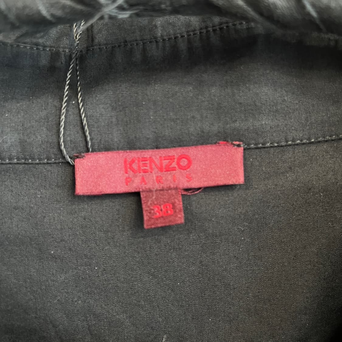 90s 겐조 백 코르셋 레이스업 셔츠 상품이미지10