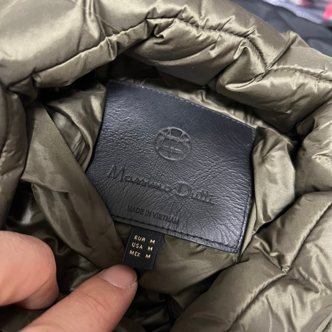 마시모두띠 카키 경량 패딩  상품이미지2