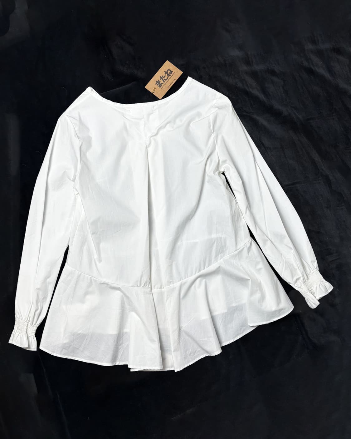 일본빈티지 화이트 블라우스 상품이미지2