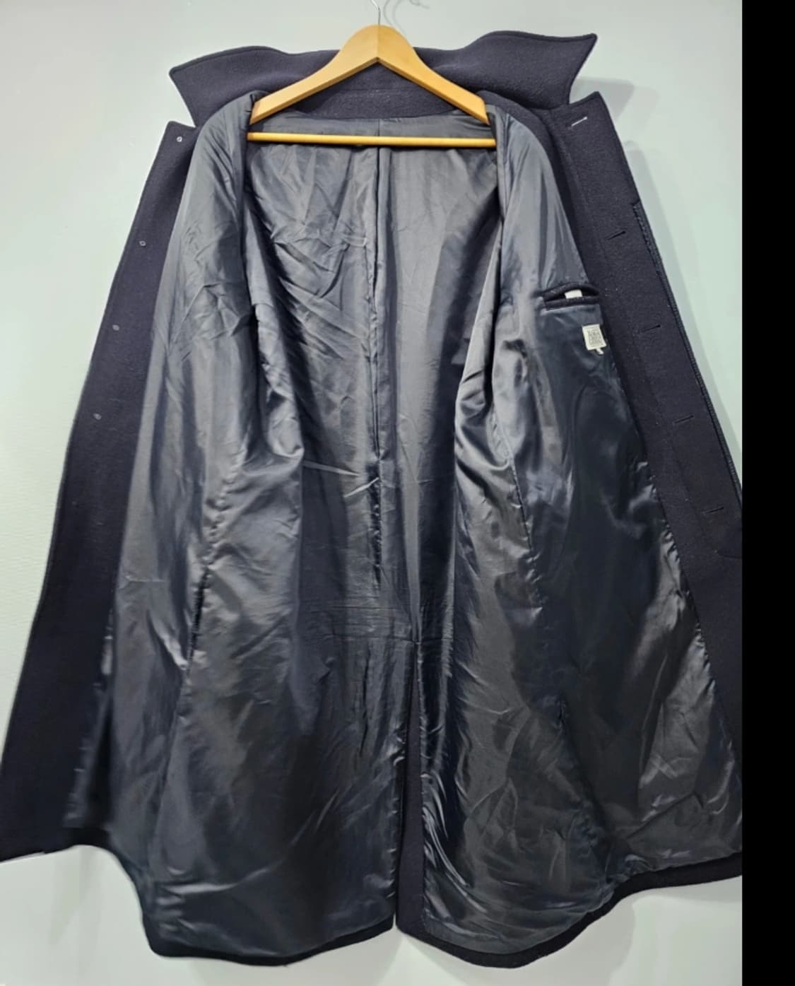 마리떼브랑소와저버 한섬 발마칸 네이비 오버핏 코트 95~100 상품이미지8