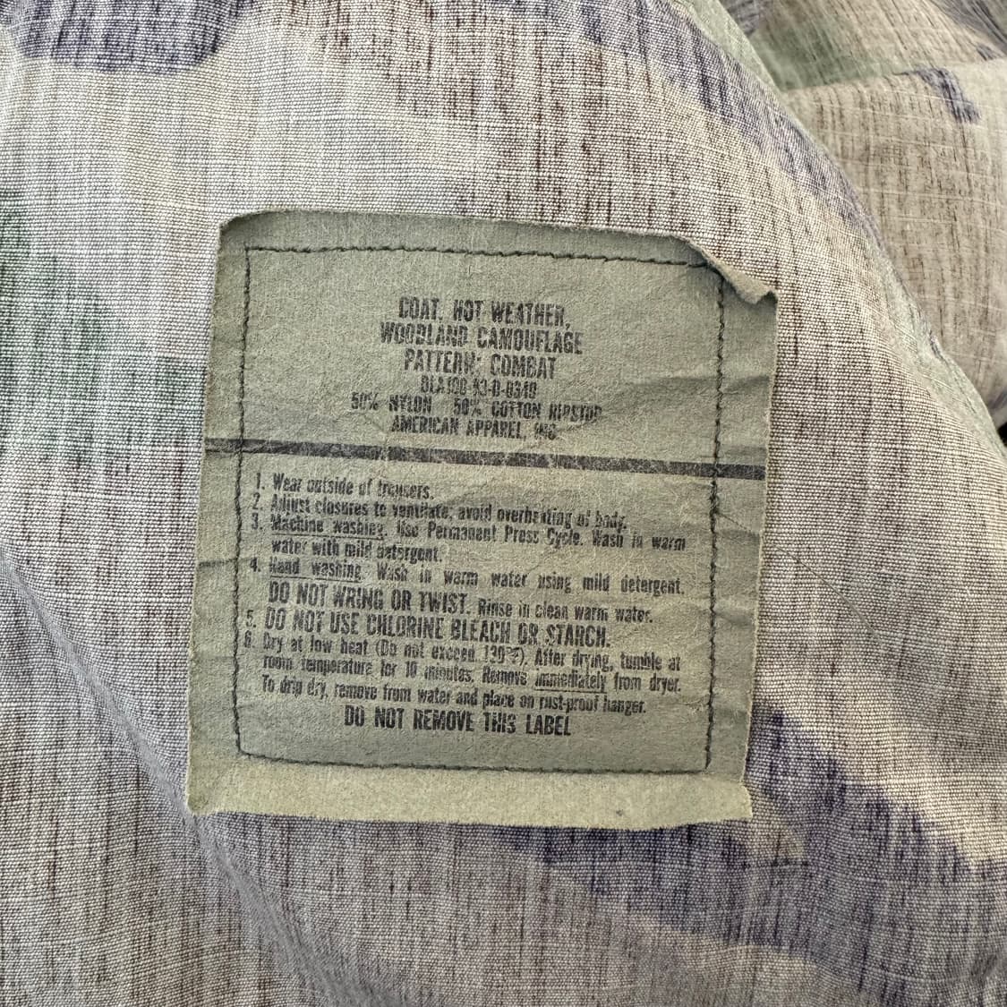 US Army 미군 우드랜드 카모 셔츠 자켓 (M)   상품이미지6