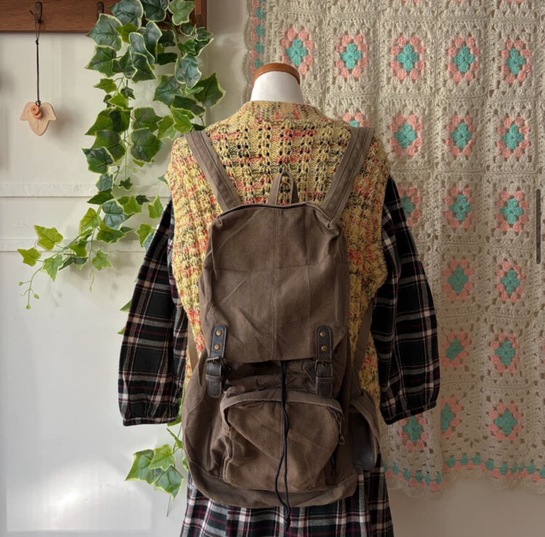 셀니빈티지 모리걸 백팩 하구미 히피 상품이미지2