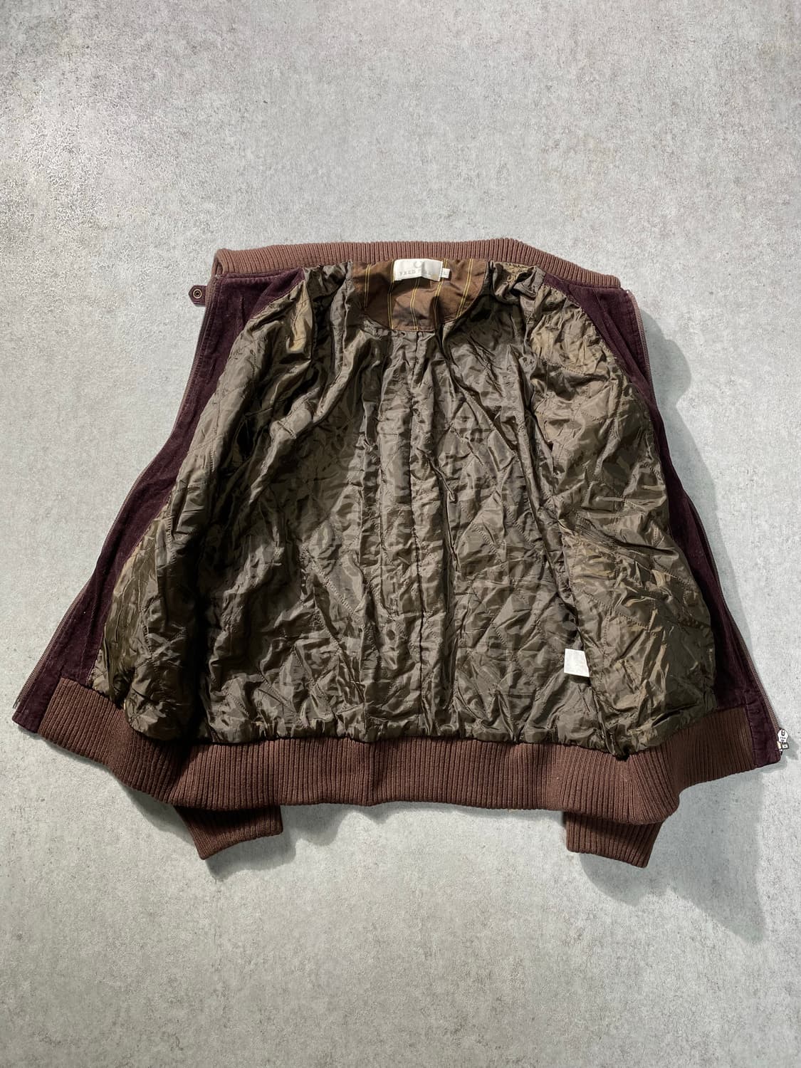 [L] Fred Perry 프레드페리 브라운 코듀로이 자켓 상품이미지7