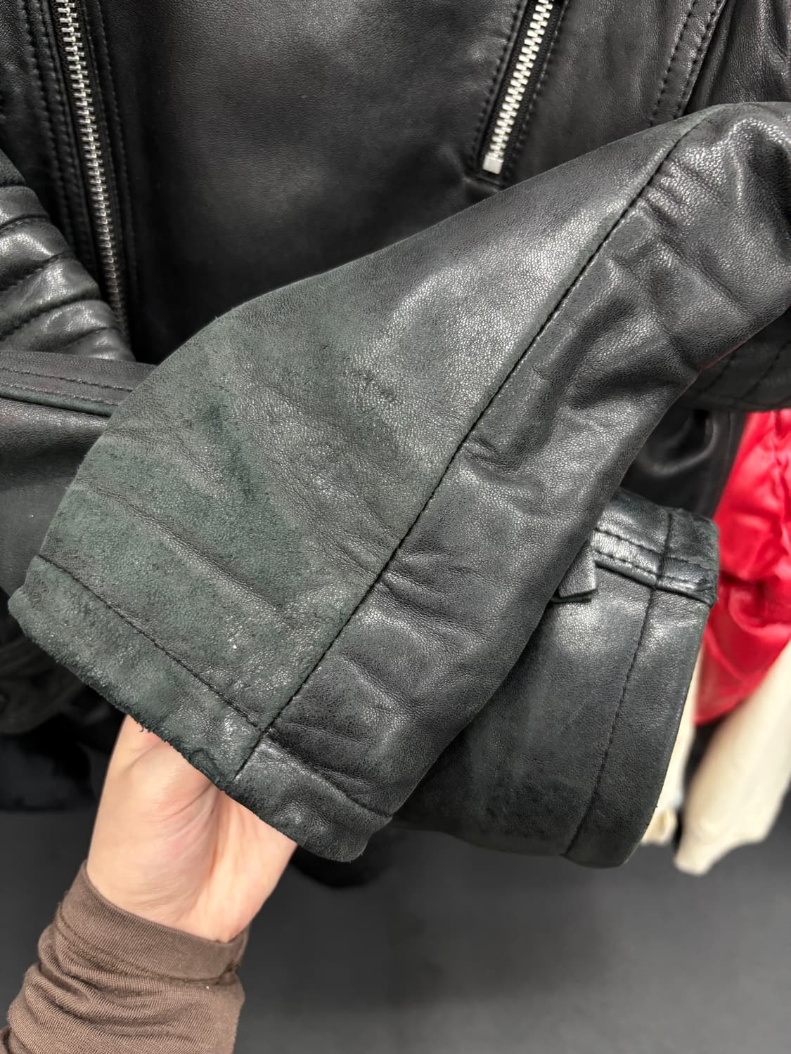 206Homme 바이커 레더자켓 상품이미지7