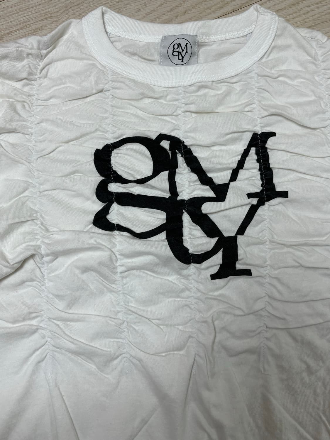 김미더영 G SHIRRING T-SHIRTS 20SS/ WHITE 상품이미지6