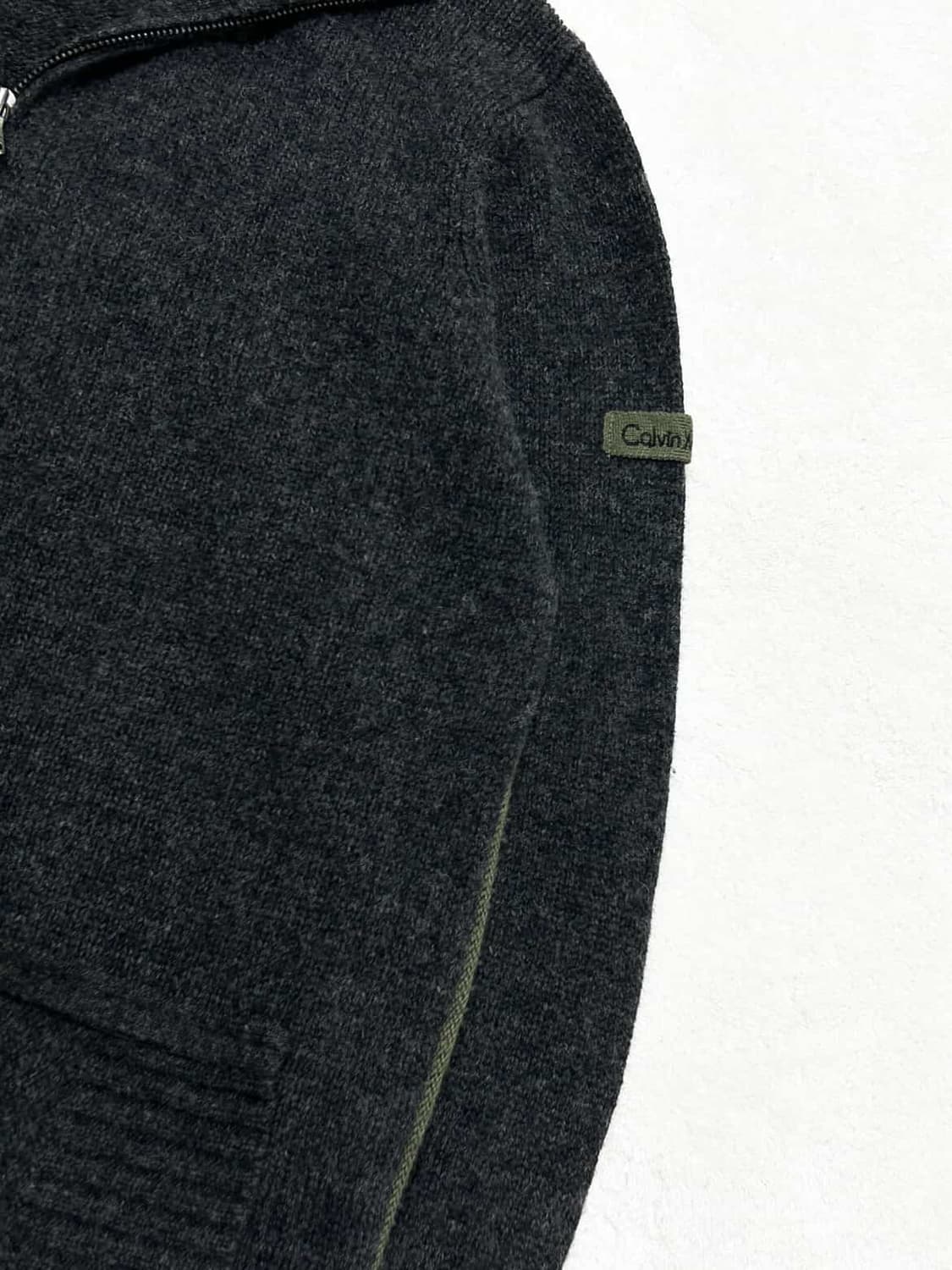 캘빈클라인 투웨이 울 니트집업 상품이미지7