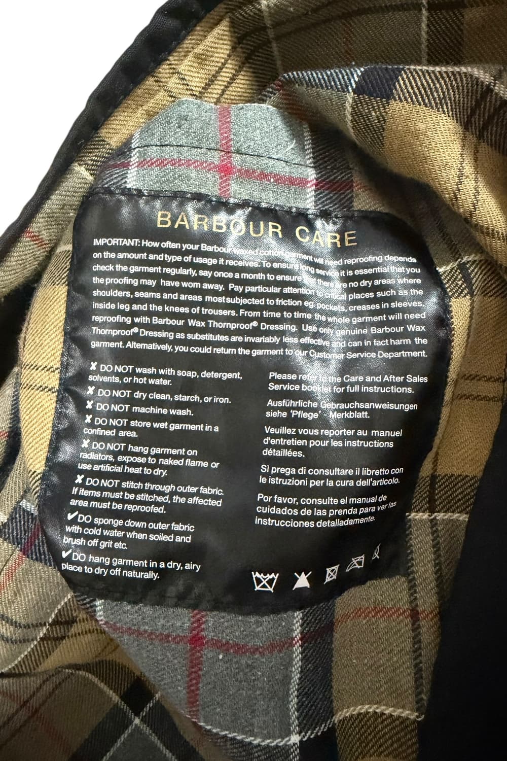 바버 인터네셔널 왁스 코팅 자켓 상품이미지8