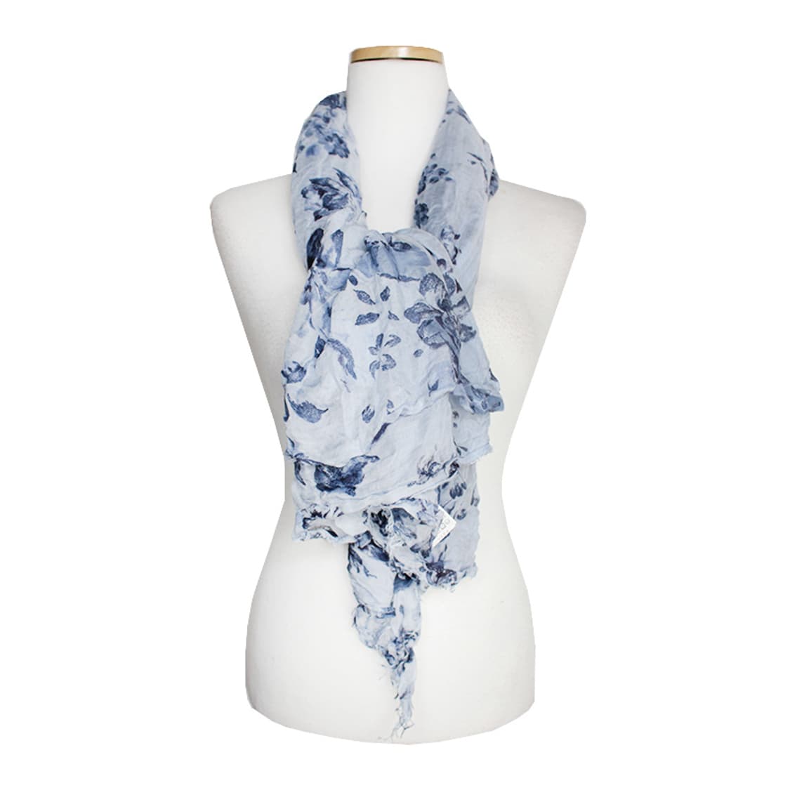 아이키 블루 모달 스카프 상품이미지1