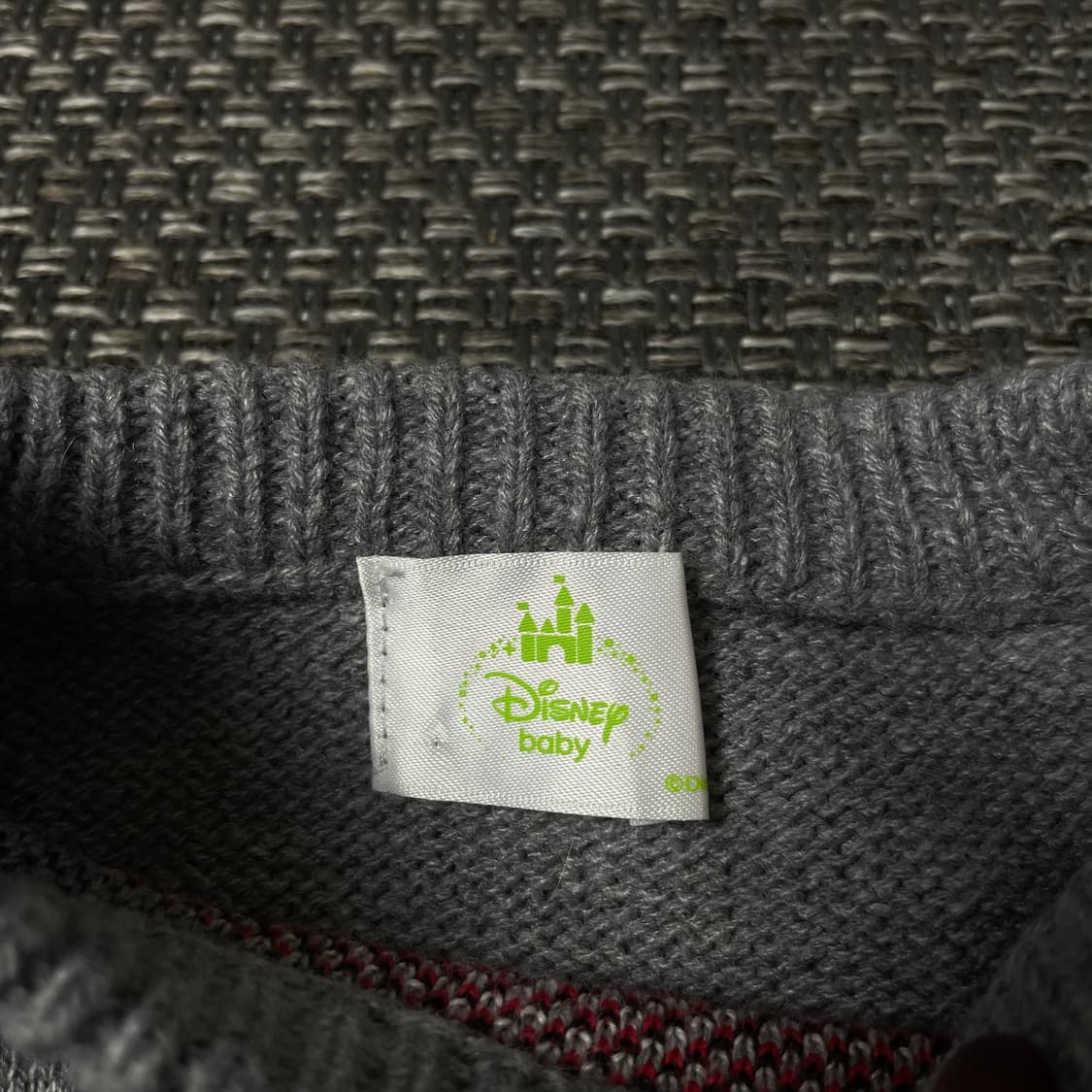 디즈니 키즈 미니 마우스 그레이 니트 긴팔 니트 상품이미지5