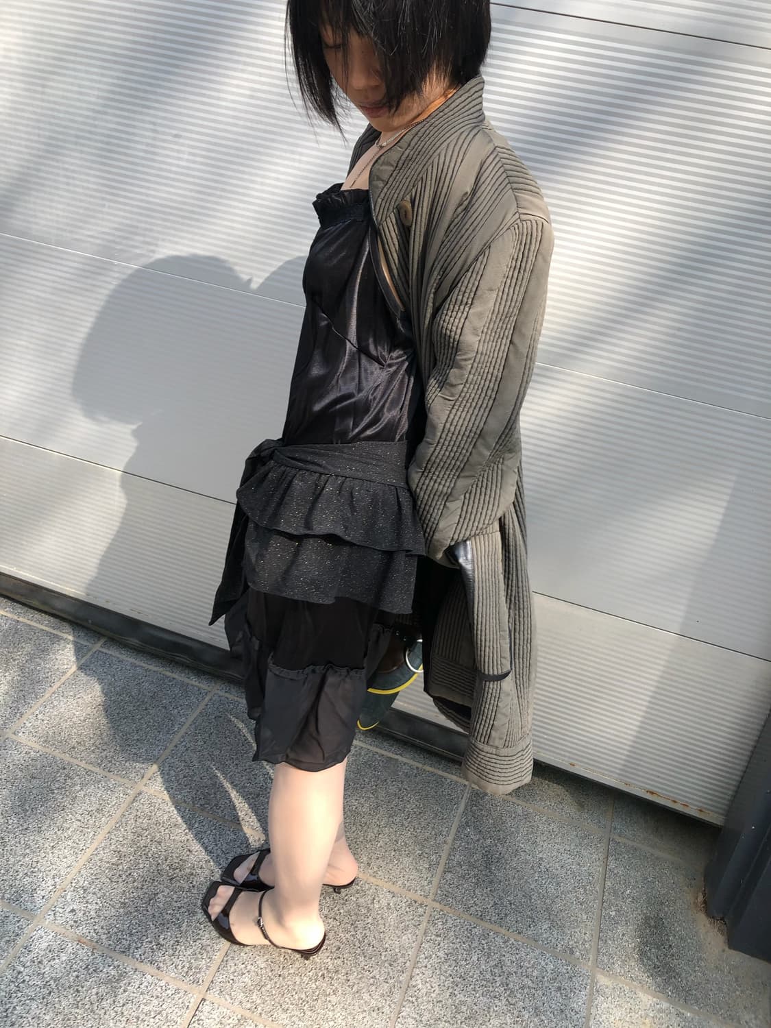 corded stripe coat 상품이미지4