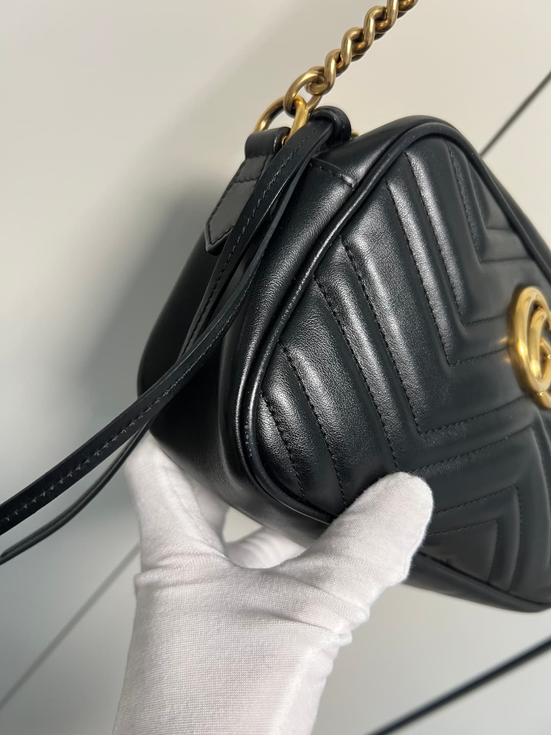 구찌 GG 마틀라세 체인 크로스백 스몰 상품이미지6