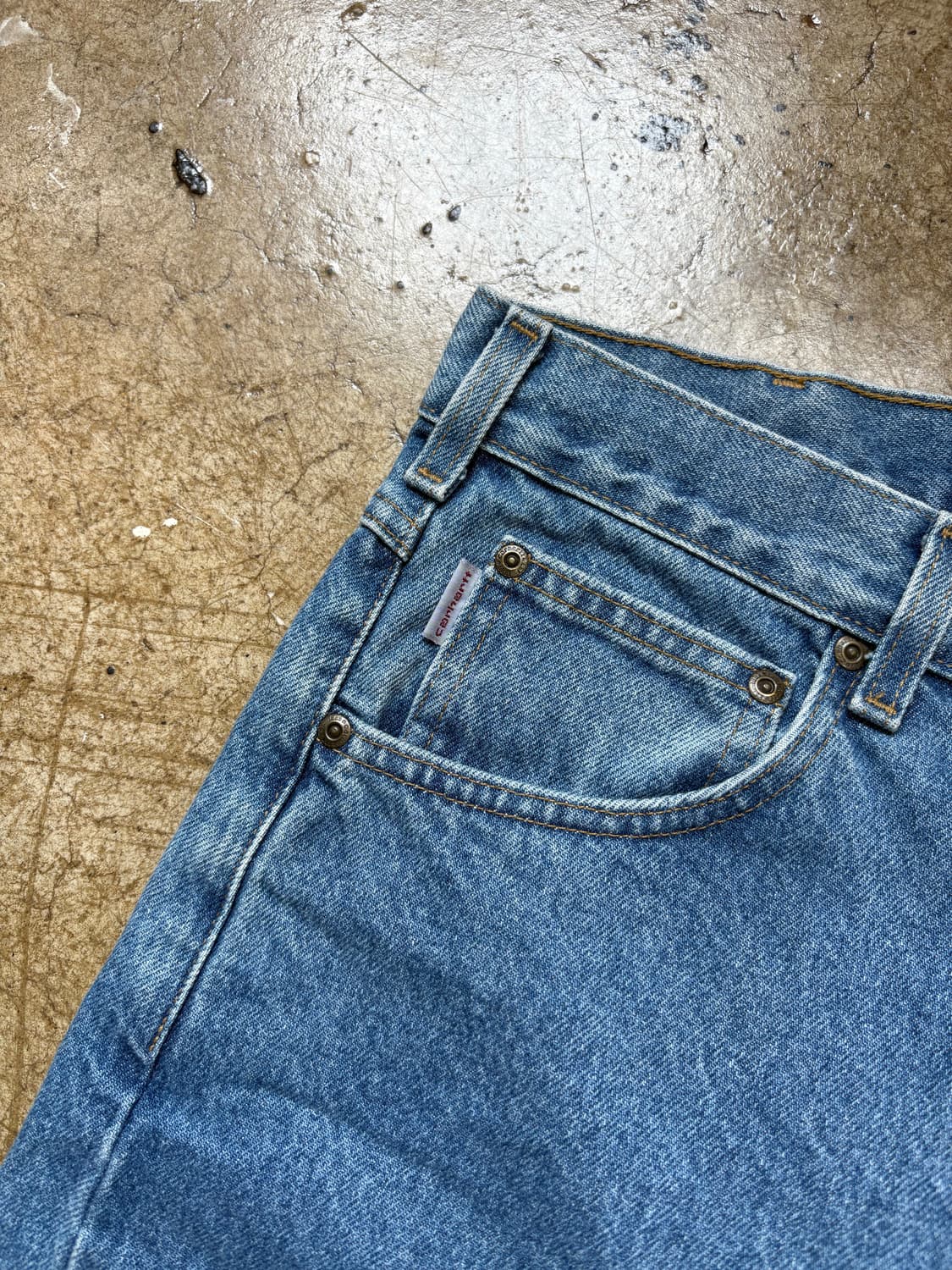 오리지널 칼하트 데님 팬츠 상품이미지5