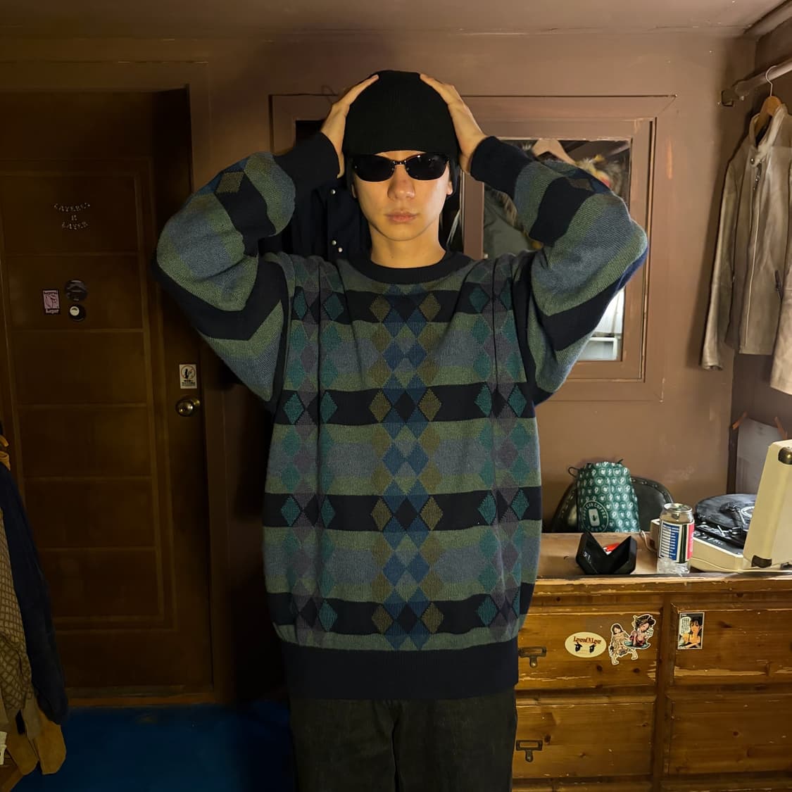 DUNHIL WOOL ANGORA OVERFIT KNIT XL 상품이미지1