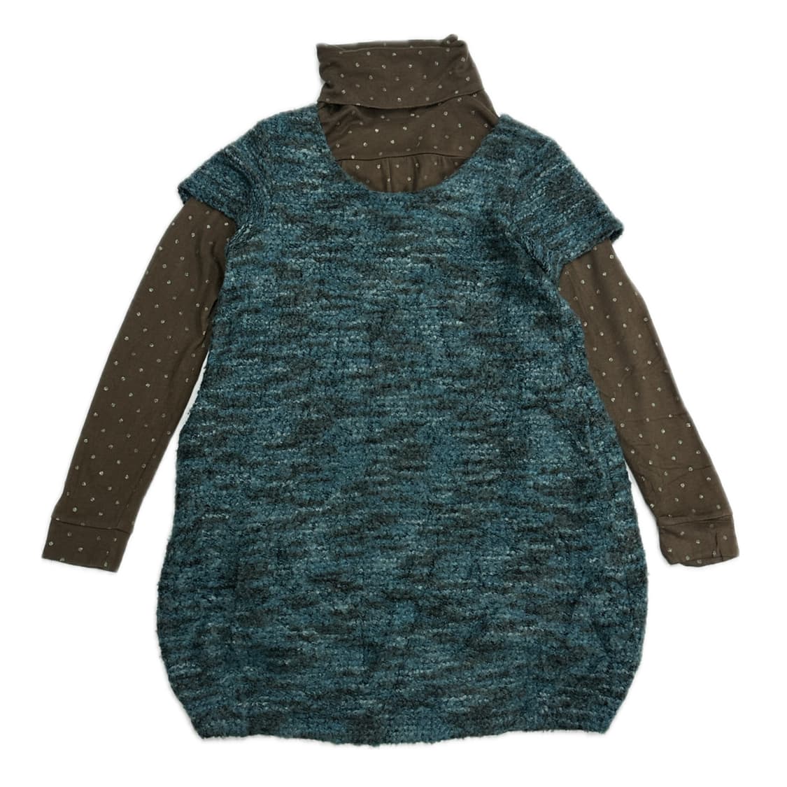 🌳하구미의 도트 가을 작업실상의 코디🌳오리엔탈 히피 에스닉 레이어드  상품이미지2